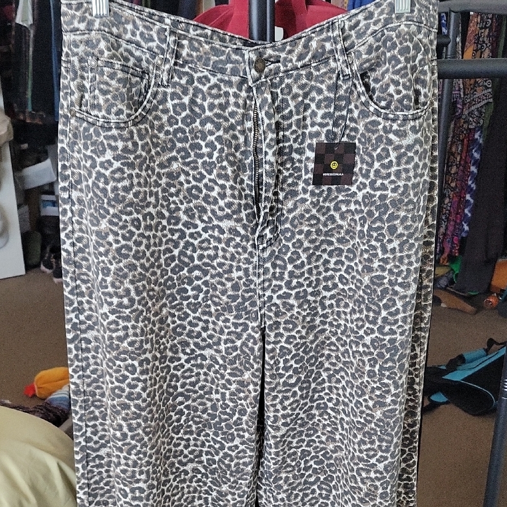 Dressed in LALA Animal Print Khakis